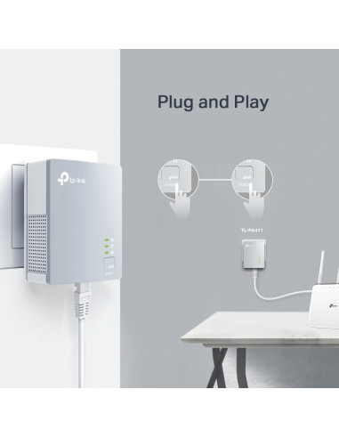 TP-Link PA411KIT 500 Mbit/s Collegamento ethernet LAN Bianco 2 pz