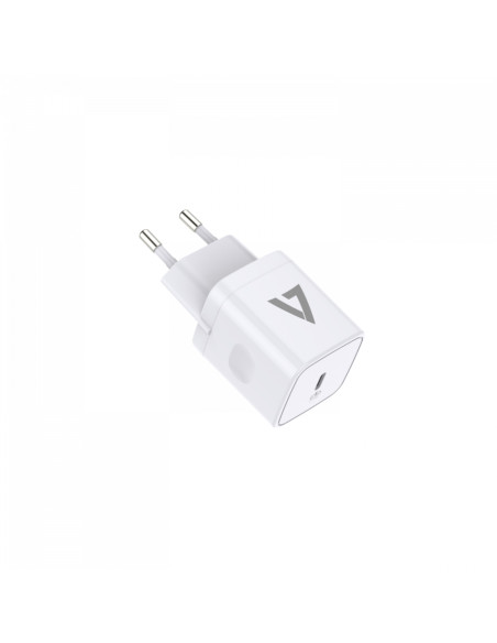 V7 ACUSBC20WPD-BDL-1E Caricabatterie per dispositivi mobili Universale Bianco AC Ricarica rapida Interno