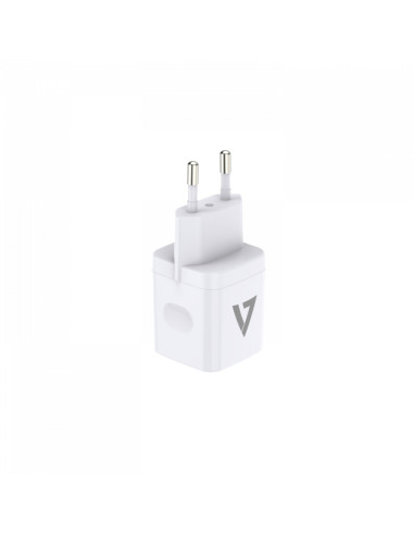 V7 ACUSBC20WPD-BDL-1E Caricabatterie per dispositivi mobili Universale Bianco AC Ricarica rapida Interno