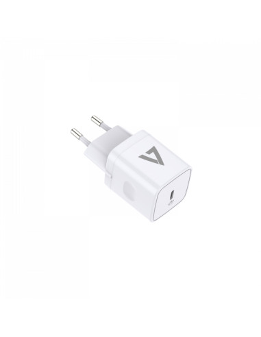 V7 ACUSBC20WPD-BDL-1E Caricabatterie per dispositivi mobili Universale Bianco AC Ricarica rapida Interno