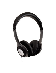 V7 HA520-2EP cuffia e auricolare Cuffie Cablato A Padiglione MUSICA Nero, Argento 2
