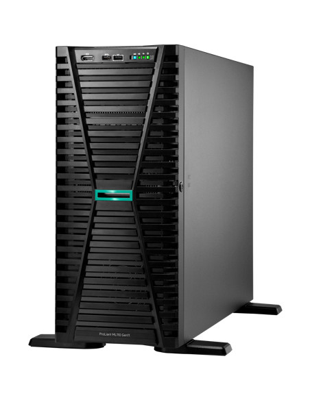 SERVER TOWER HPE ML110 Gen11 Xeon-B 3508U 8C 2.1GHz 32GB RAM 8x2.5 SFF 2x480GB SSD VROC NoDVD 2LAN 2x1000W 3Y NBD SMARTCH.