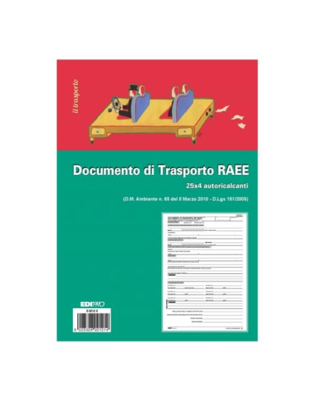 CF10BLOCCO DOC. TRASPORTO RAEE 24X4