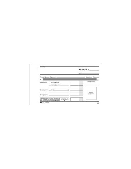 CF10BLOCCO RICEVUTA CONDOMINIO 50X2
