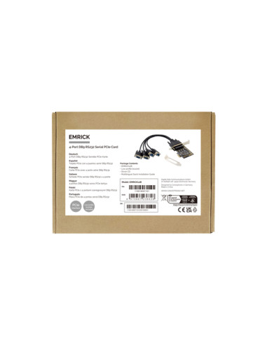 Conceptronic EMRICK12B scheda di interfaccia e adattatore Interno RS-232