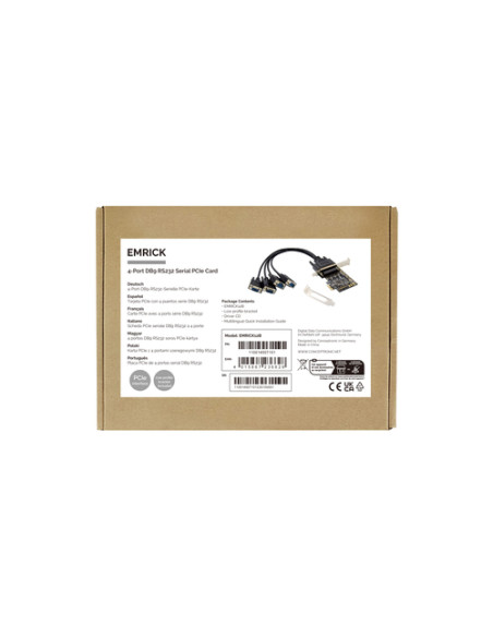 Conceptronic EMRICK12B scheda di interfaccia e adattatore Interno RS-232