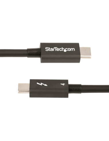 StarTech.com Cavo Thunderbolt 4 da 1m - 40Gbps - PD 100W - Cavo Video/Trasferimento dati 4K/8K - Cavo Thunderbolt Certificato In