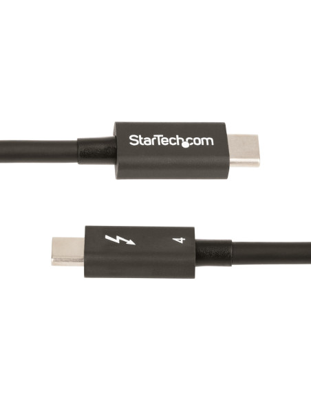 StarTech.com Cavo Thunderbolt 4 da 1m - 40Gbps - PD 100W - Cavo Video/Trasferimento dati 4K/8K - Cavo Thunderbolt Certificato In