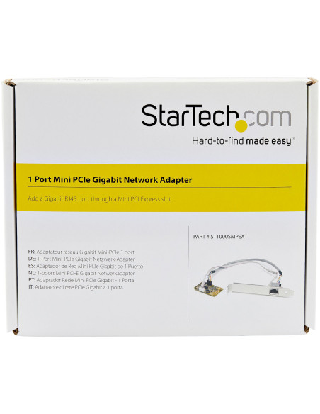 StarTech.com Adattatore scheda di rete NIC mini PCI Express Gigabit Ethernet