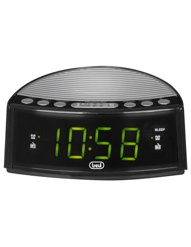 Trevi RC 846 D Sveglia digitale Nero, Argento