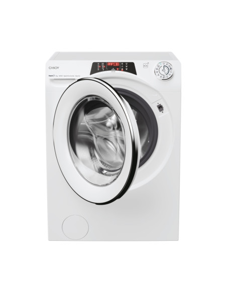 Candy RapidÓ , Lavatrice Carica Frontale 8 KG, Classe A, 1400 giri, Bianco, Inverter, Vapore, Wi-Fi, 9 Cicli Rapidi, RO 1486DWM
