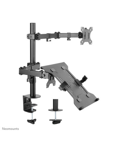 Neomounts FPMA-D550NOTEBOOK Braccio per monitor con supporto per laptop 10-32"