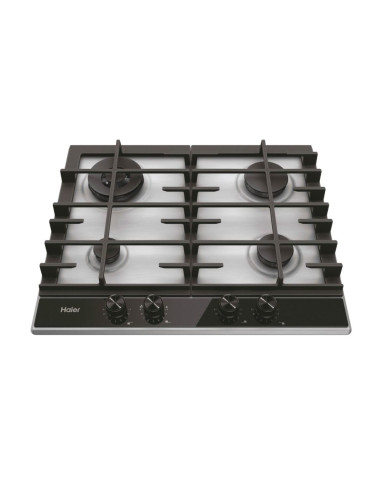 Haier Series 4 HAHG6BR4XH Acciaio inox Da incasso 59.5 cm Gas 4 Fornello(i)