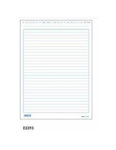 CF100 SCHEDE RIGATE BLU 24X17