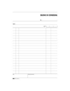 CF10BLOCCO BUONO CONSEGNA 33X3RIC