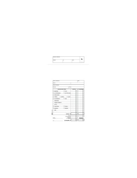 CF10BLOCCO BUSTA NOTA SPESA 25BUSTE
