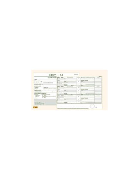 CF10BLOCCO CAR/SCAR RIFIUTI 100PG