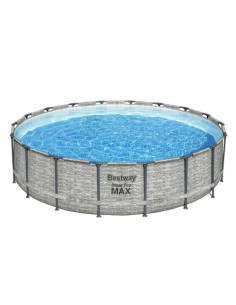 Bestway 5618Y piscina fuori terra Piscina con bordi Piscina rotonda 23062 L Grigio