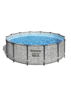 Bestway 5619D piscina fuori terra Piscina con bordi Piscina rotonda 15232 L Grigio