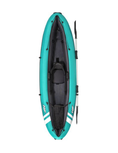 Bestway 65118 kayak da sport 1 persona(e) Nero, Turchese Nylon, Cloruro di polivinile (PVC) Kayak gonfiabile