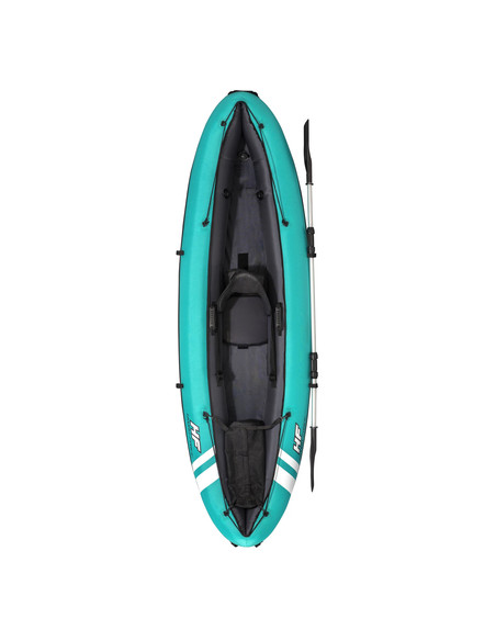 Bestway 65118 kayak da sport 1 persona(e) Nero, Turchese Nylon, Cloruro di polivinile (PVC) Kayak gonfiabile