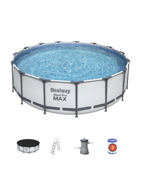 Bestway Steel Pro 56438 piscina fuori terra Piscina con bordi Piscina rotonda 16015 L Blu