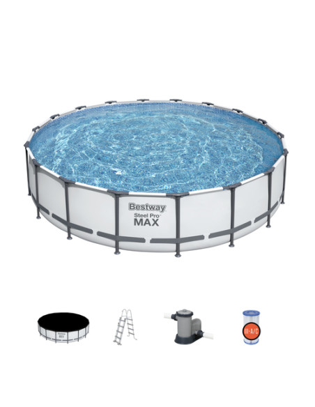 Bestway Steel Pro 56462 piscina fuori terra Piscina con bordi Piscina rotonda 23062 L Blu