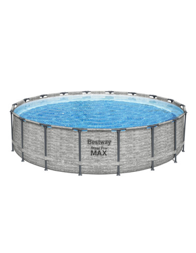 Bestway 5618Y piscina fuori terra Piscina con bordi Piscina rotonda 23062 L Grigio