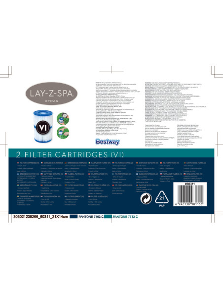 Bestway 60311 accessorio per piscina Cartuccia filtrante