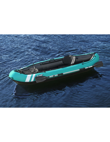 Bestway 65118 kayak da sport 1 persona(e) Nero, Turchese Nylon, Cloruro di polivinile (PVC) Kayak gonfiabile