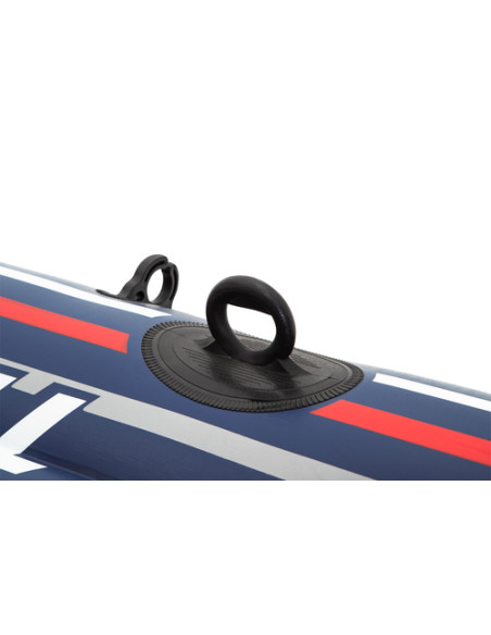 Bestway Gommone Gonfiabile mis. 307x126 cm - portata massima 270 kg (ideale per 3 adulti) - contiene 2 remi, una pompa a piede, 