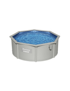 Bestway Hydrium 56574 piscina fuori terra Piscina con bordi Piscina rotonda 10990 L Blu, Grigio 2