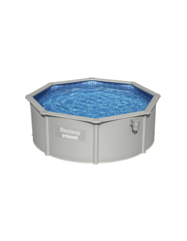 Bestway Hydrium 56574 piscina fuori terra Piscina con bordi Piscina rotonda 10990 L Blu, Grigio