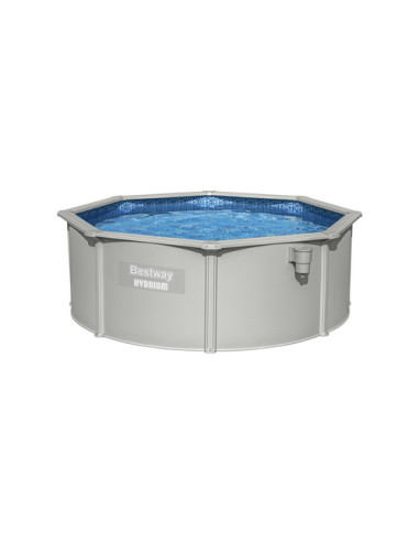 Bestway Hydrium 56574 piscina fuori terra Piscina con bordi Piscina rotonda 10990 L Blu, Grigio