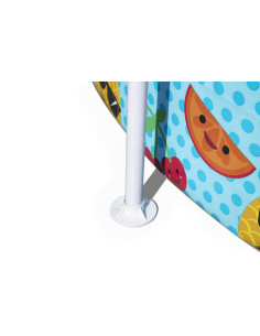 Bestway Steel Pro 56432 piscina fuori terra Piscina con bordi Piscina rotonda 1688 L Arancione, Giallo 2