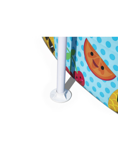 Bestway Steel Pro 56432 piscina fuori terra Piscina con bordi Piscina rotonda 1688 L Arancione, Giallo