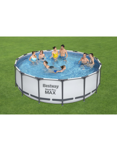 Bestway Steel Pro 56438 piscina fuori terra Piscina con bordi Piscina rotonda 16015 L Blu