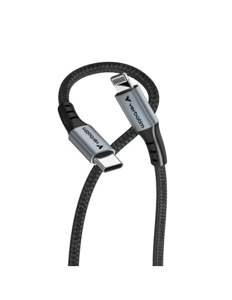 Verbatim 31844 cavo Lightning 1,2 m Nero