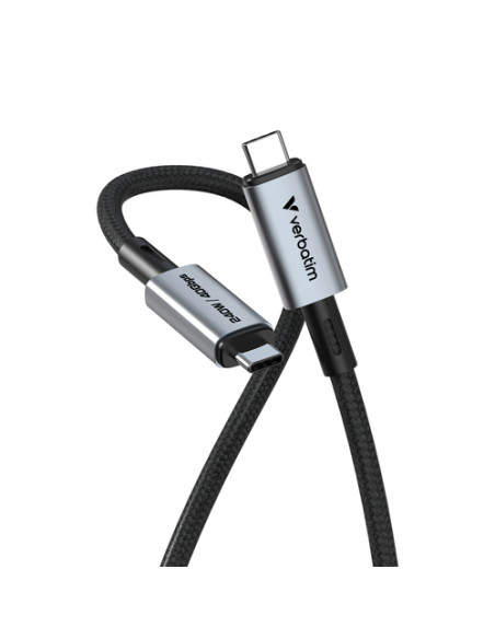 Verbatim 31847 cavo USB USB4 Gen 2x2 1,2 m USB C Nero