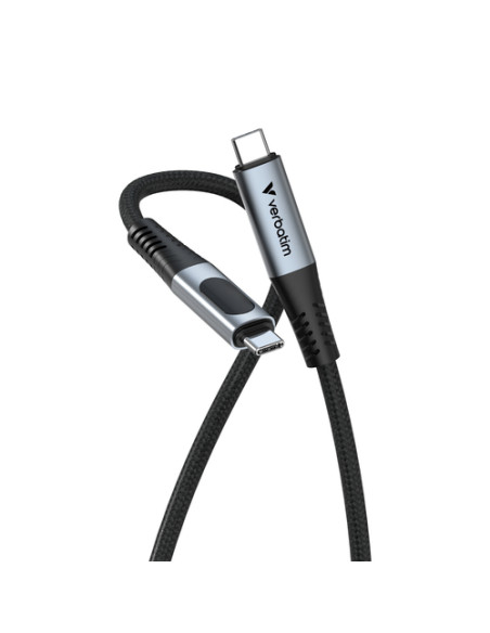 Verbatim 31849 cavo USB USB4 Gen 2x2 1,2 m USB C Nero