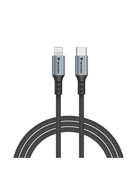 Verbatim 31844 cavo Lightning 1,2 m Nero