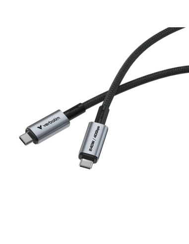 Verbatim 31847 cavo USB USB4 Gen 2x2 1,2 m USB C Nero