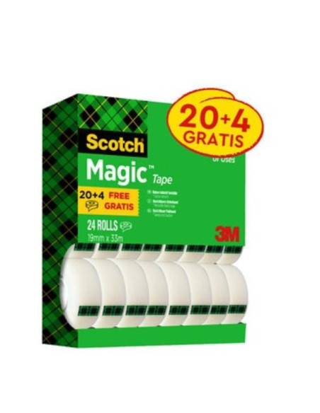 VALUE PACK SCOTCH MAGIC 19X33MM 24R