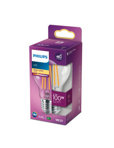Philips Lampadina trasparente a filamento 100 W A60 E27 2