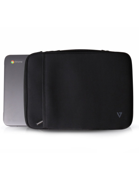 V7 J153400 33,8 cm (13.3") Custodia a tasca Nero