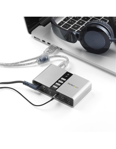 StarTech.com Scheda audio esterna adattatore audio USB 7.1 con audio digitale SPDIF