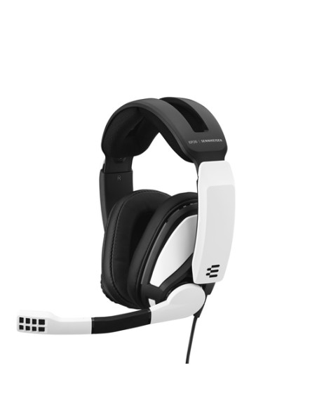 EPOS | SENNHEISER GSP 301 Auricolare Cablato A Padiglione Gaming Nero, Bianco