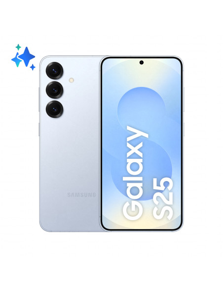 Samsung Galaxy S25 Smartphone AI, Display 6.2'' FHD+ Dynamic AMOLED 2X, Fotocamera 50MP, RAM 12GB, 128GB, 4.000 mAh, Icyblue