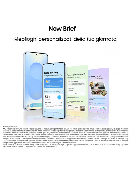 Samsung Galaxy S25 Smartphone AI, Display 6.2'' FHD+ Dynamic AMOLED 2X, Fotocamera 50MP, RAM 12GB, 128GB, 4.000 mAh, Icyblue