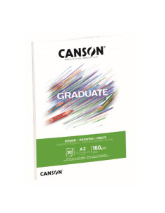 BLOCCO DRAWING A3 30FG.160G BIANCO